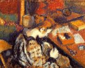 乔治 莱门 : Young Woman Sewing